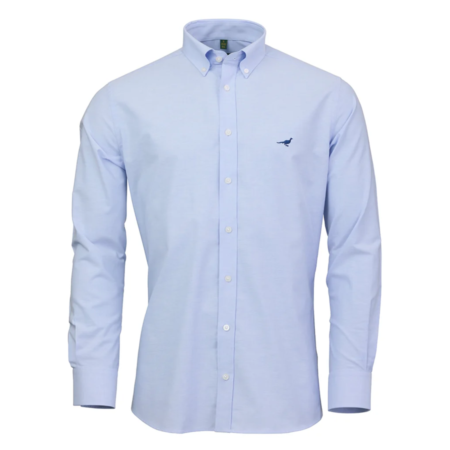 Laksen Oxford Stretch Skjorte i Light Blue