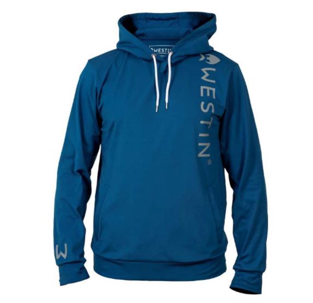WESTIN Vertical Tech Hoodie Felpa Con Cappuccio Uomo, Nero, Taglia M, In Poliestere Ed Elastan, Asciugatura Rapida