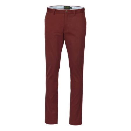 Laksen Lumley Chinos Wine Red