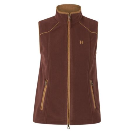 Härkila Sandhem 200 Fleecevest Women Burgundy