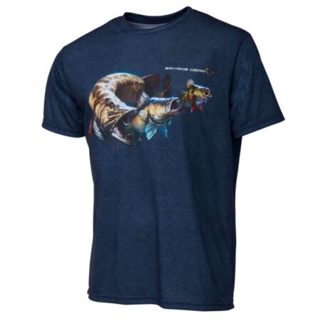 Savage Gear Cannibal T-shirt - Blå